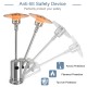 Stainless steel garden propane heater with safety tilt shut off valve, ideal for warming patios and outdoor spaces.