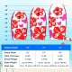 Lightweight bodyboard set featuring three sizes, durable EPS core, and vibrant design for outdoor surfing fun.