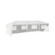 10 x 30 feet canopy tent with five removable sidewalls, displayed in a side view, perfect for outdoor events and.