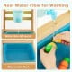 Removable sink and water box with faucet for the Outdoor Kids Mud Kitchen, perfect for washing toys or making mud pies.