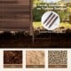 Outdoor privacy air conditioner fence made of fir wood with ground stakes for secure installation on soil, sand, or gravel.