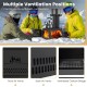 Patented Portable Wood Camping Burning Stove Heater with 2 Cooking Positions - Gallery View 7 of 10