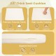 2.5" thick seat cushion with removable zippered cover, made of premium polyester for comfort and easy cleaning.