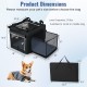 Portable foldable pet carrying bag with mesh windows, 2 openings, and comfy cushion, ideal for travel and daily use.