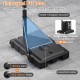 Widened PE base of the portable basketball hoop, filled with water or sand for added stability and support.