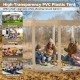 Pop up bubble tent for 8-10 people, 10x10 ft, with 540° panoramic clear PVC, ideal for camping and backyard gatherings.