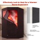 Portable black infrared sauna box with carbon heaters, heated foot pad, and layered fabric for effective heat retention.