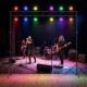 Portable lighting truss system showcasing adjustable height, sturdy metal frame, and secure fixations for versatile.