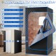 Portable steam sauna box with 5-layer insulation, 304 stainless steel interior, and adjustable temperature for home.