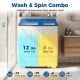 Portable Washing Machine with 12 LBS Washer and 8 LBS Spinner Combo for Apartments - Gallery View 6 of 11