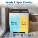Portable washing machine with 18 lbs washer and 8 lbs spinner combo, ideal for daily laundry needs at home or on-the-go.