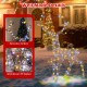 Pre-lit 4.6 feet Christmas reindeer with 170 LED lights, featuring durable PE rattan and elegant antlers for outdoor.