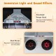 Simulated range hood with LED lights and sound effects, requires 2 AAA batteries for realistic play in the wooden.