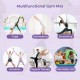 Tri-folding PU leather gymnastics mat with EPE foam, ideal for yoga, stretching, and kids' activities.