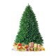 5 feet artificial fir Christmas tree with 600 branch tips, featuring a solid iron base and ample space for decorations.