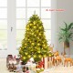 5 feet artificial fir Christmas tree with 600 branch tips, PVC material, perfect for home and office decoration.