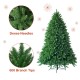 5 feet artificial fir Christmas tree with 600 branch tips, dense PVC needles, perfect for festive home decoration.