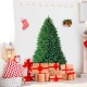 5 feet artificial fir Christmas tree with 600 branch tips, featuring a realistic design, perfect for festive home.