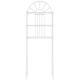 3-tier over-the-toilet storage rack in white, made of durable powder-coated iron, ideal for maximizing bathroom space.