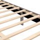 Queen size bed frame slats with sturdy wooden support, designed for stability and mattress support without a box spring.