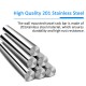 24-inch wall mounted towel rack made of durable 201 stainless steel, perfect for home or commercial use.