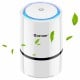 Mini Ionic 3-in-1 Composite HEPA Air Purifier in white with night light feature for efficient air filtration.