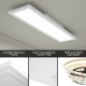 18W RGB LED ceiling light with remote control, featuring a durable aluminum frame and adjustable brightness for.