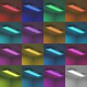 RGB LED ceiling light showcasing various color options, adjustable brightness, and remote control for versatile.
