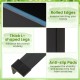 Elevated metal planter box with thick L-shaped legs, rolled edges, and anti-slip pads for stable outdoor gardening.