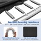 Detail of high-tensile springs and high-elastic jumping mat for the 10 x 8 FT outdoor trampoline with safety features.