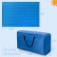 Rectangle swimming pool cover in blue, 40FT x 20FT, 12-mil thick, with carrying bag for easy storage and transport.