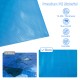 Rectangle swimming pool cover made of 12-mil thick PE material, sun-proof and durable, ideal for heat retention.