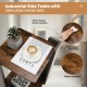 2-tier square end table with open storage shelf, waterproof surface, ideal for small spaces, perfect as a side or.