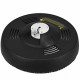 Bottom view of the 3000psi 16-inch pressure washer surface cleaner attachment, highlighting its two rotating nozzles.