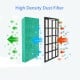 High-density dust filter showing airflow direction for the Evaporative Portable Air Cooler Fan Humidifier for home use.