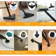 Heavy duty steam cleaner with multiple accessories for versatile cleaning on floors, carpets, mirrors, and tiles.