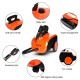 Heavy duty household steam cleaner with 1.5L water tank, 18 accessories, and rolling caster for easy mobility.