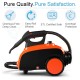 Heavy duty household steam cleaner with 1500-Watt power, 18 accessories, and easy-roll wheels for versatile cleaning.