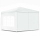 10x10 feet outdoor canopy tent showcasing a side view with removable sidewalls, perfect for commercial events and.