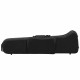 Black trombone case with front pocket, designed for B Flat trombones, offering protection for musicians and students.