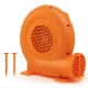 550W air blower for inflatables in orange with 25ft wire and GFCI plug, ideal for outdoor and indoor use.