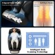 3D SL-Track full body massage chair in black with intelligent body scanning and zero-gravity design for ultimate.