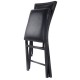 Folding dining chair with PU leather upholstery, steel frame, and space-saving design, ideal for dining or events.