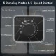 Control panel of the 1500W countertop blender showing 5 blending modes and speed settings for versatile blending.