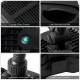 Close-up of the adjustable fountain pole and UV lamp viewport of the All-in-One 660 GPH pond filter pump.