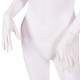 5.8 feet female mannequin with hands on waist, made of durable plastic and aluminum, ideal for displaying fashion.