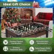 54-inch indoor competition soccer table with durable coating, perfect for developing coordination and teamwork skills.