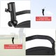 Adjustable umbrella holder and padded handle detail of the Foldable 3 Wheel Golf Pull Push Cart Trolley for easy.