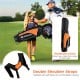 Complete golf club set for children aged 11-13, featuring an orange stand bag and double shoulder straps for easy.