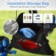 Insulation storage bag of the Folding 3 Wheels Golf Push Cart, designed to keep beverages at the right temperature.